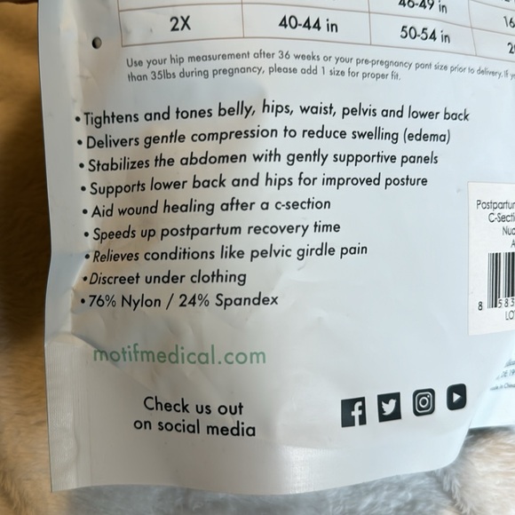 Motif Medical Postpartum Recovery Support Garment - Picture 4 of 4